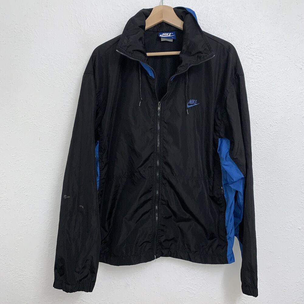 Vintage Nike Windbreaker Royal Blue Windbreaker Jacket *Flaw Men’s Large